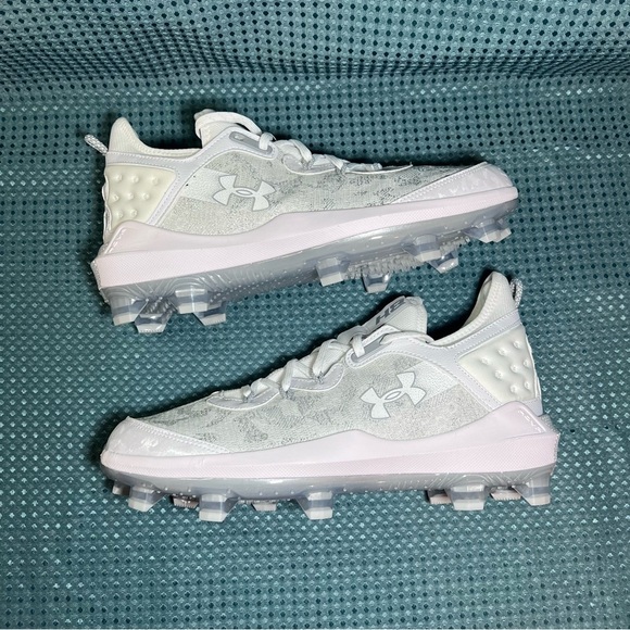 ***NWT****Men’s Under Armour Baseball Cleats-White - Picture 7 of 12